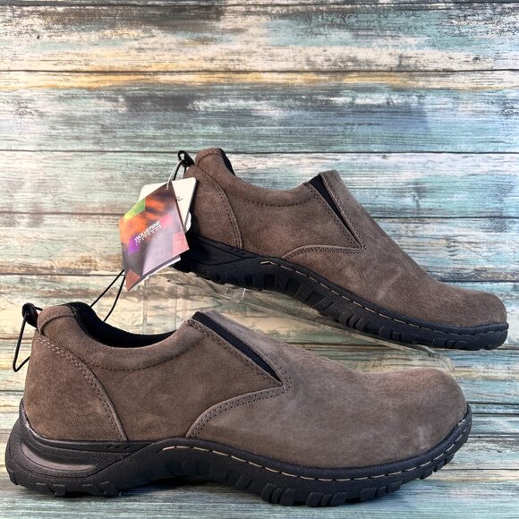 Eddie Bauer Mens Rodgers Loafer Size 10 Brown Suede Slip On Moccasin Casual Shoe main image 8